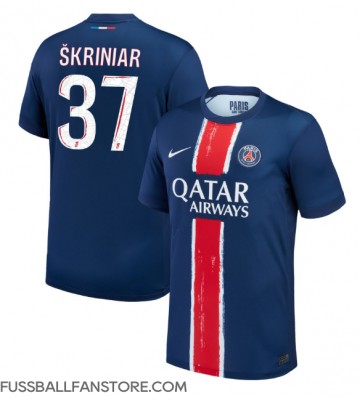 Paris Saint-Germain Milan Skriniar #37 Replik Heimtrikot 2024-25 Kurzarm